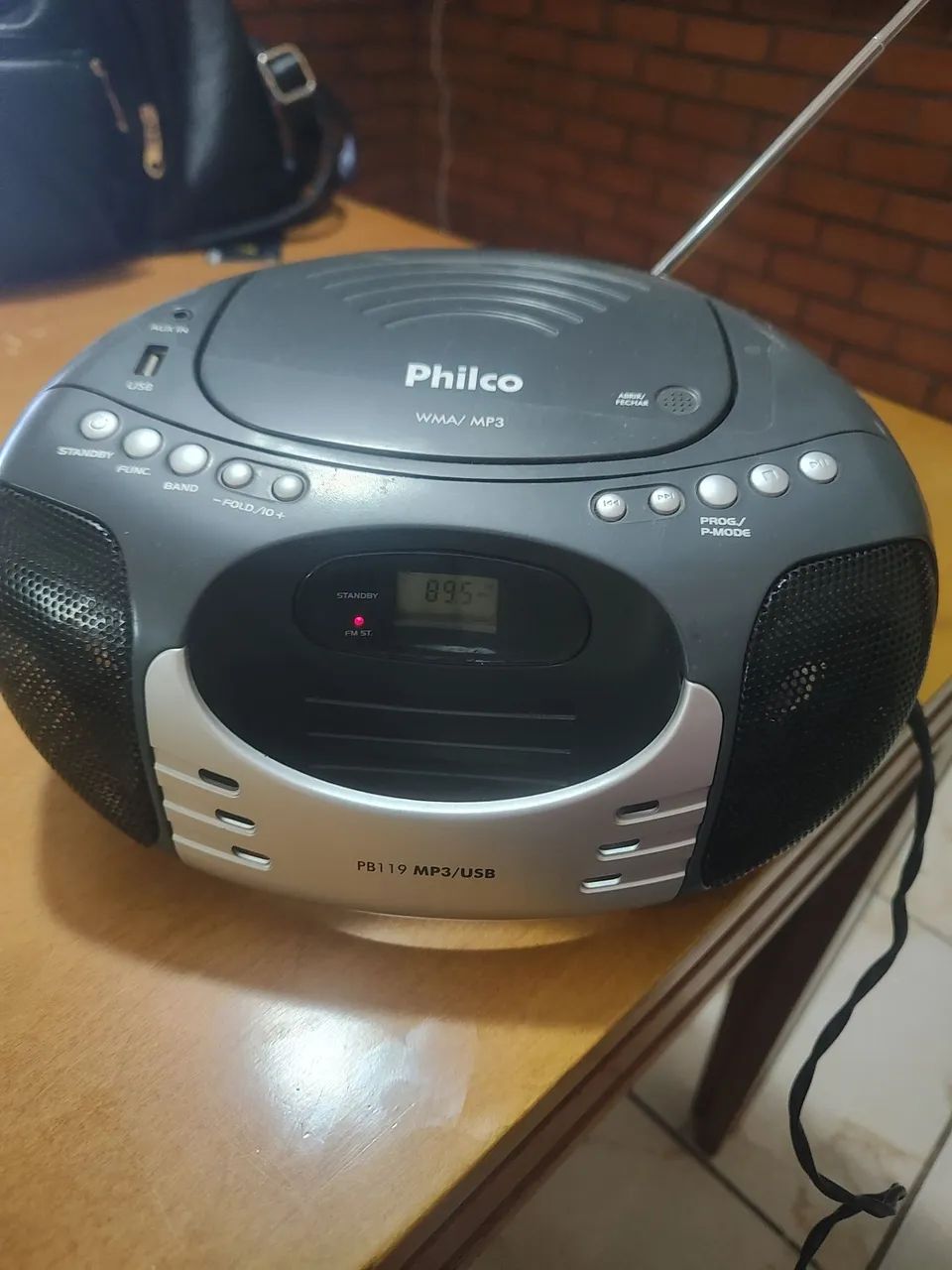 Mini system Philco funcionando perfeitamente