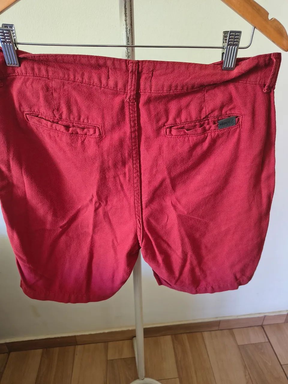 Bermuda Masculina Bordô Simples Reserva 42 - Foto 2