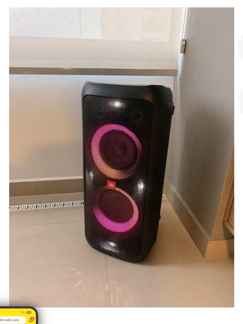 Caixa de som jbl party box300 