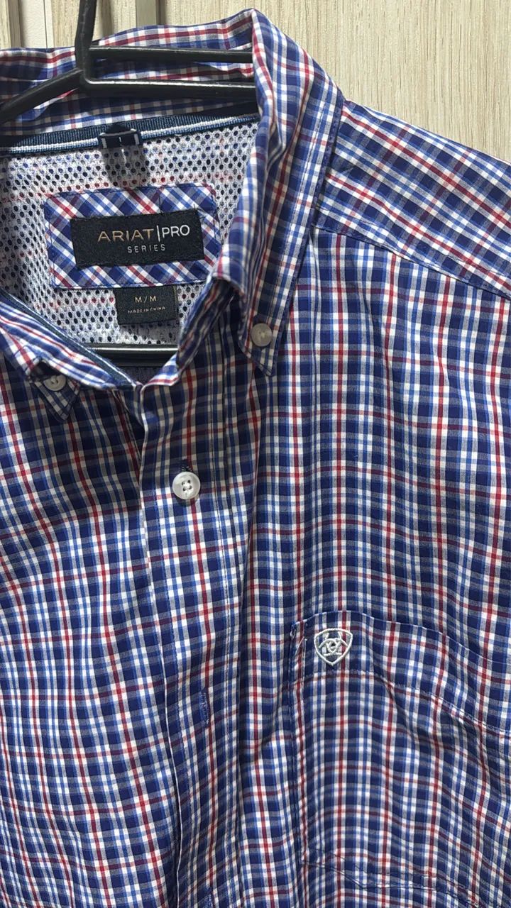 CAMISA ORIGINAL ARIAT QUADRICULADA  - Foto 2