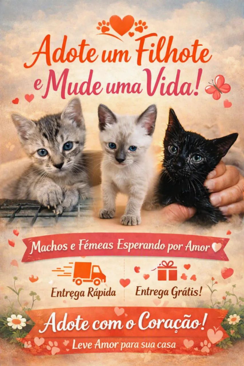 Adoção consciente de gato