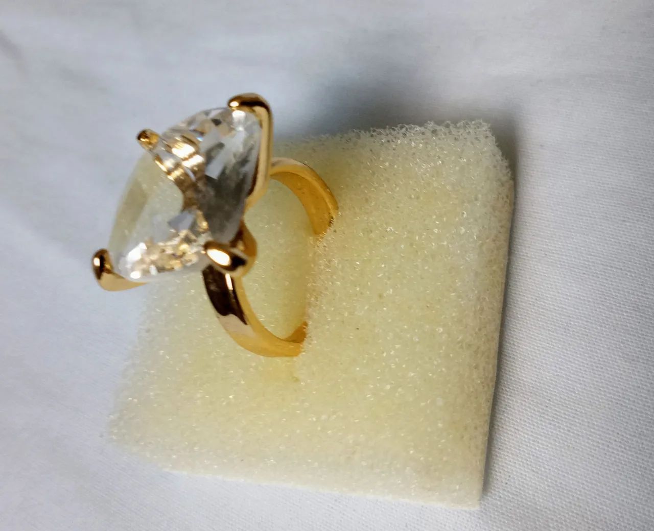 Anel Dourado Inoxidável n°16 - Foto 4