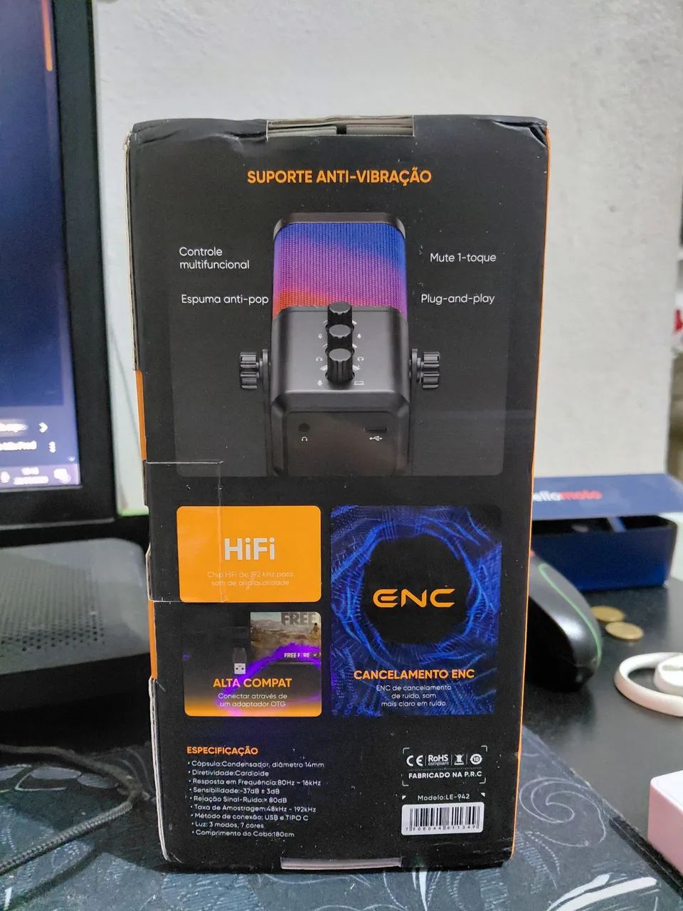 Microfone para gravação, Lives e reuniões  - Foto 2