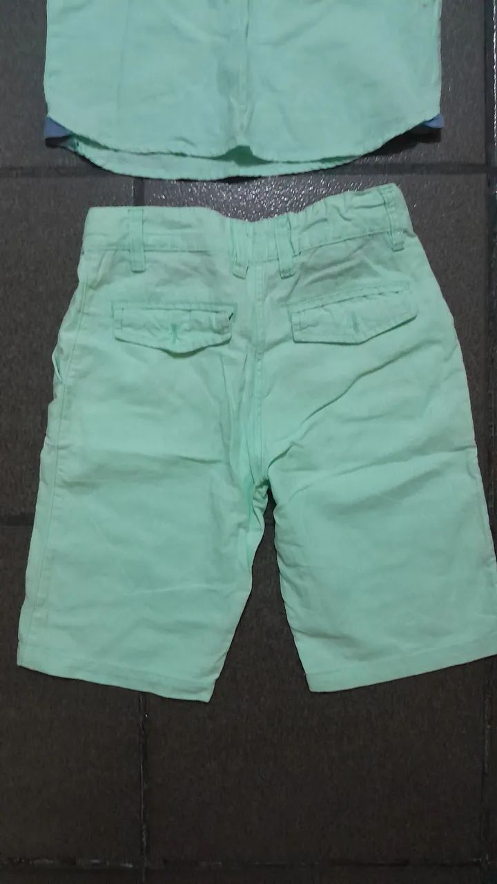 Conjunto Camisa e shorte Menino 6 Anos - Foto 3