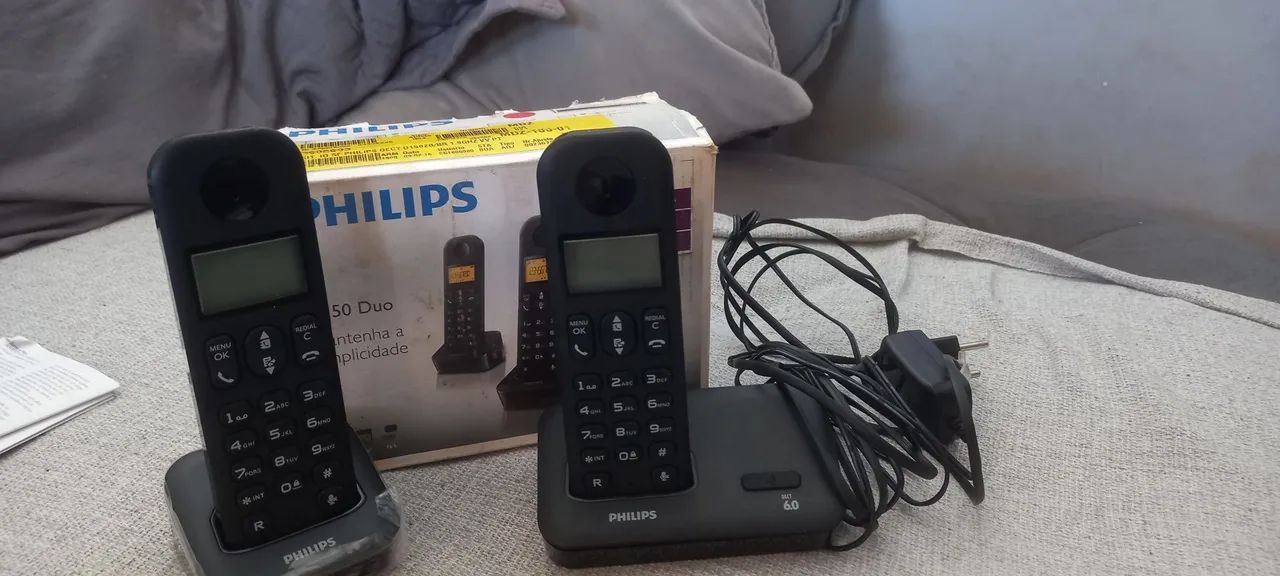 Telefone sem fio com identificador de chamada