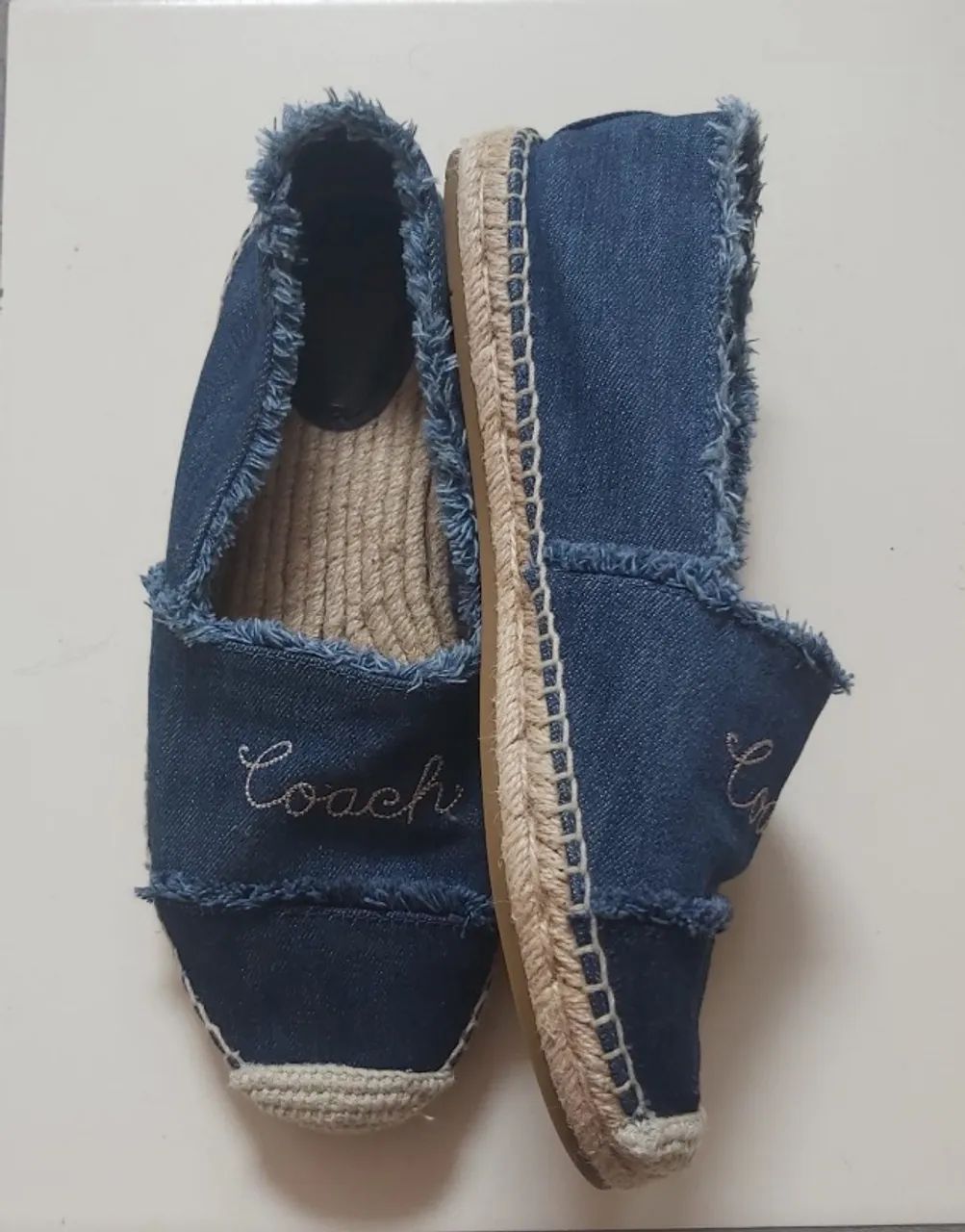Alpargatas Slip on jeans Coach 36 - Foto 4