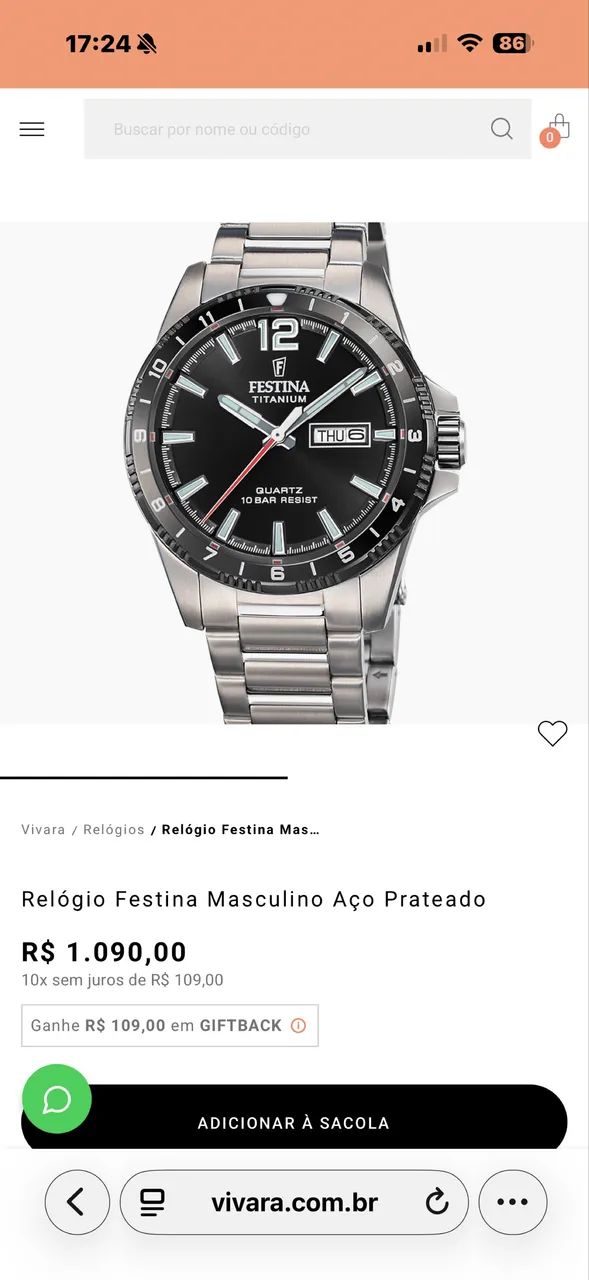 Relógio Festina Titanium - Foto 3
