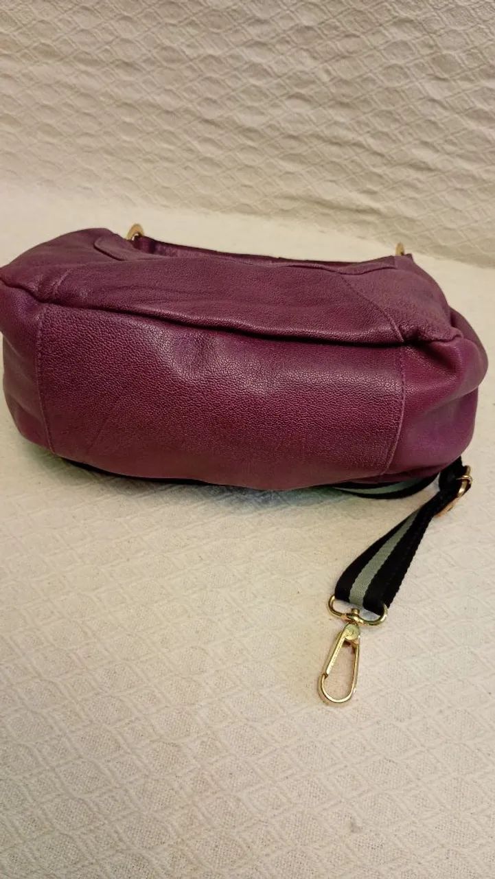 Bolsa Nova em couro legítimo  - Foto 5