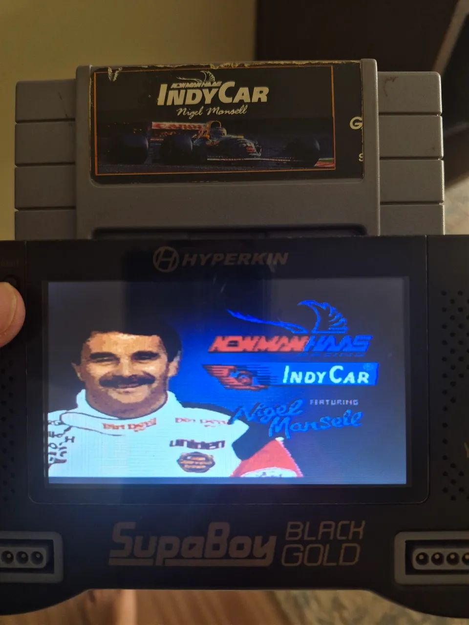 Newman Haas Indy Car Nigel Mansell - Super Nintendo - Jogos de
