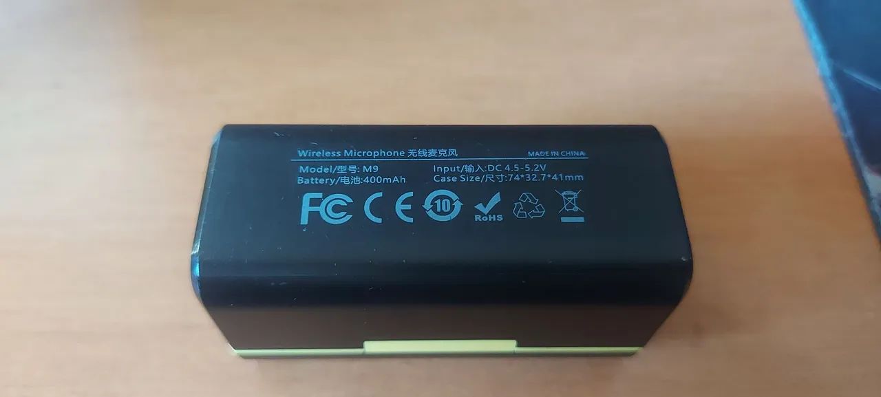 Microfone para celular lapela imã sem fio tipo c e Apple iphone c/ cancelamento de ruído  - Foto 3