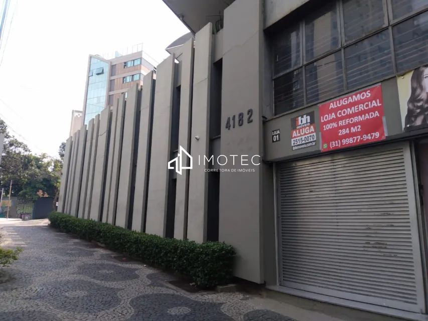 Loja Comercial para Aluguel com 284 m² em Santa Efigênia, Belo Horizonte