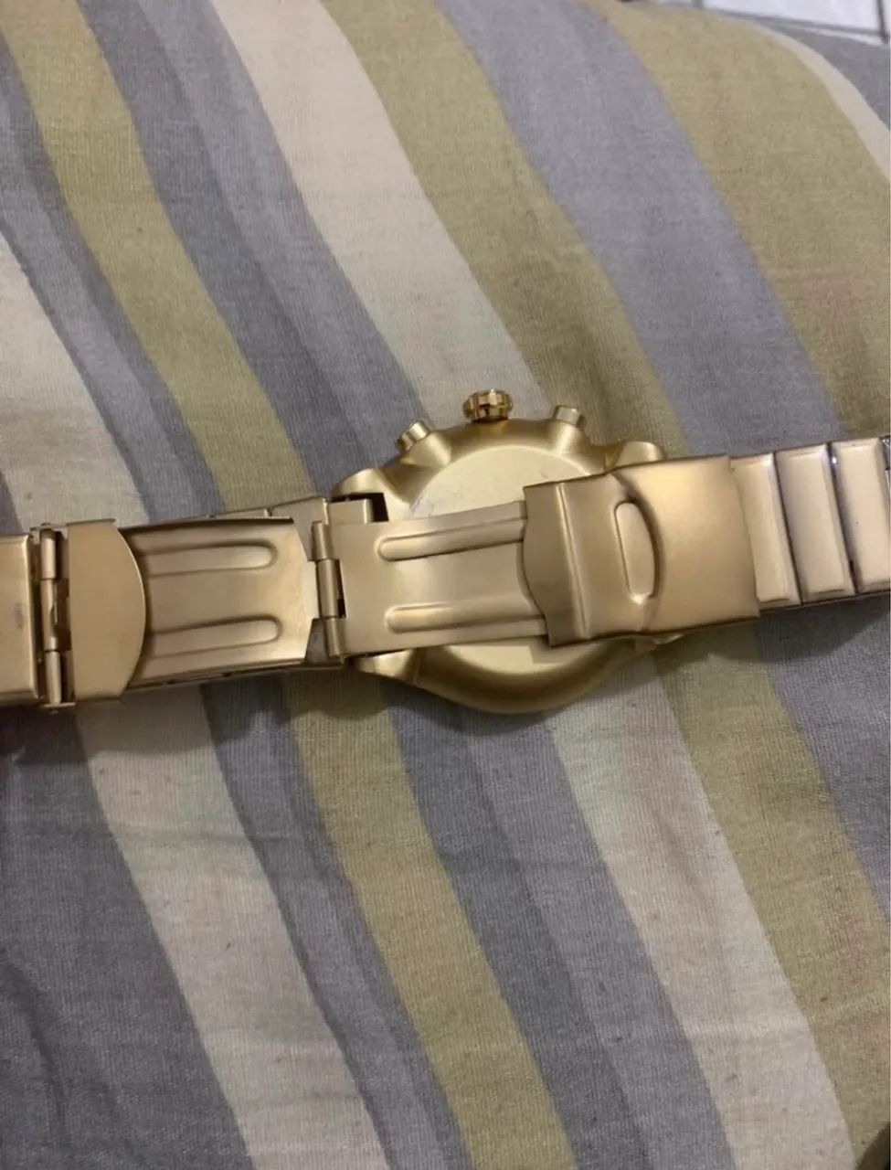 Relogio Swatch Dourado Funcional - Foto 4