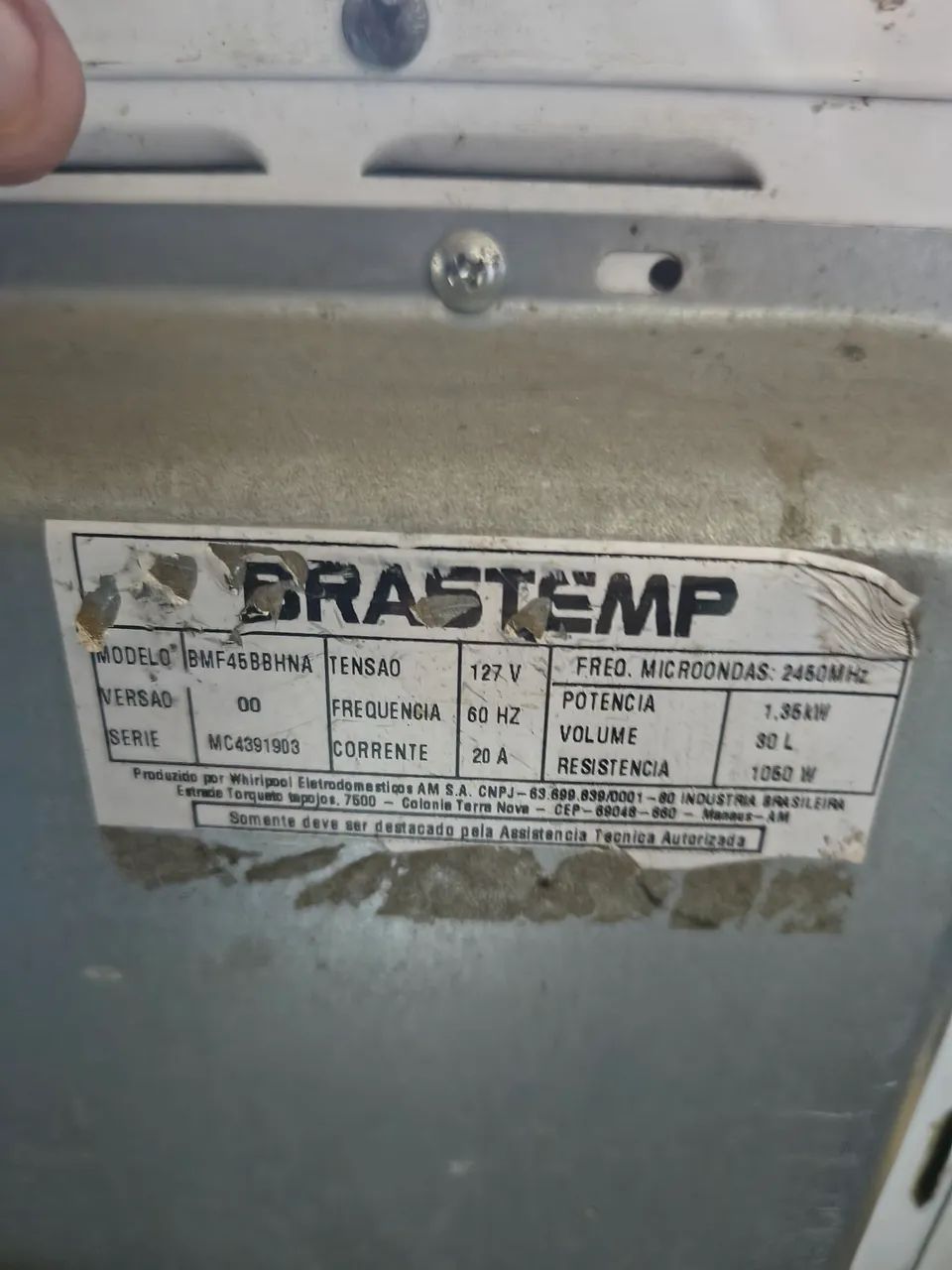 Micro-ondas Brastemp 30L com grill  - Foto 5