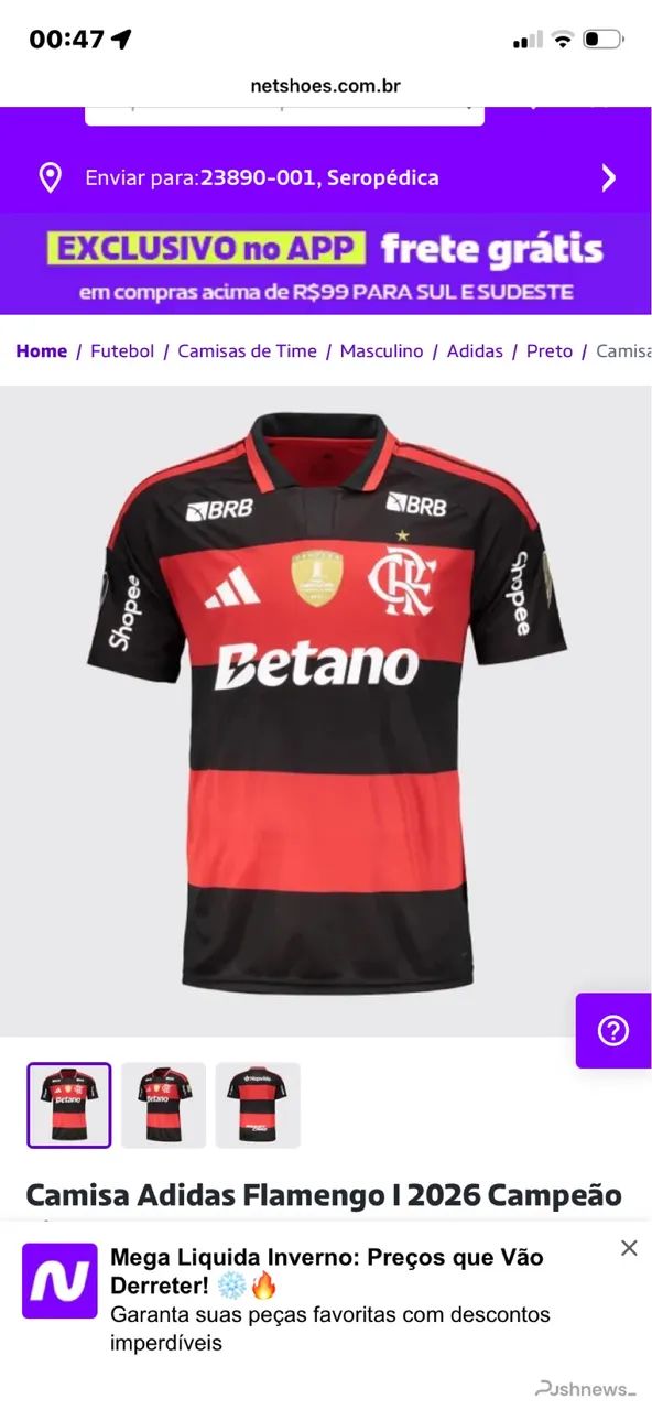 Vendo camisa do Flamengo 