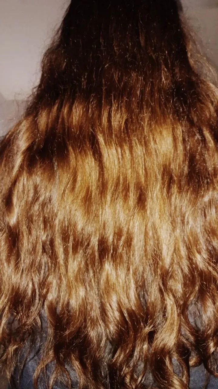 Cabelo humano virgem loiro escuro  - Foto 2