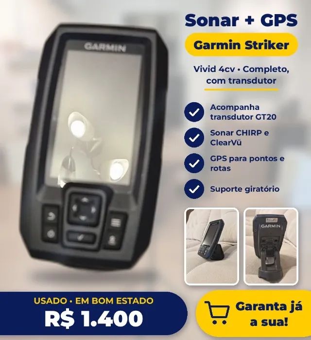 Sonar e GPS 