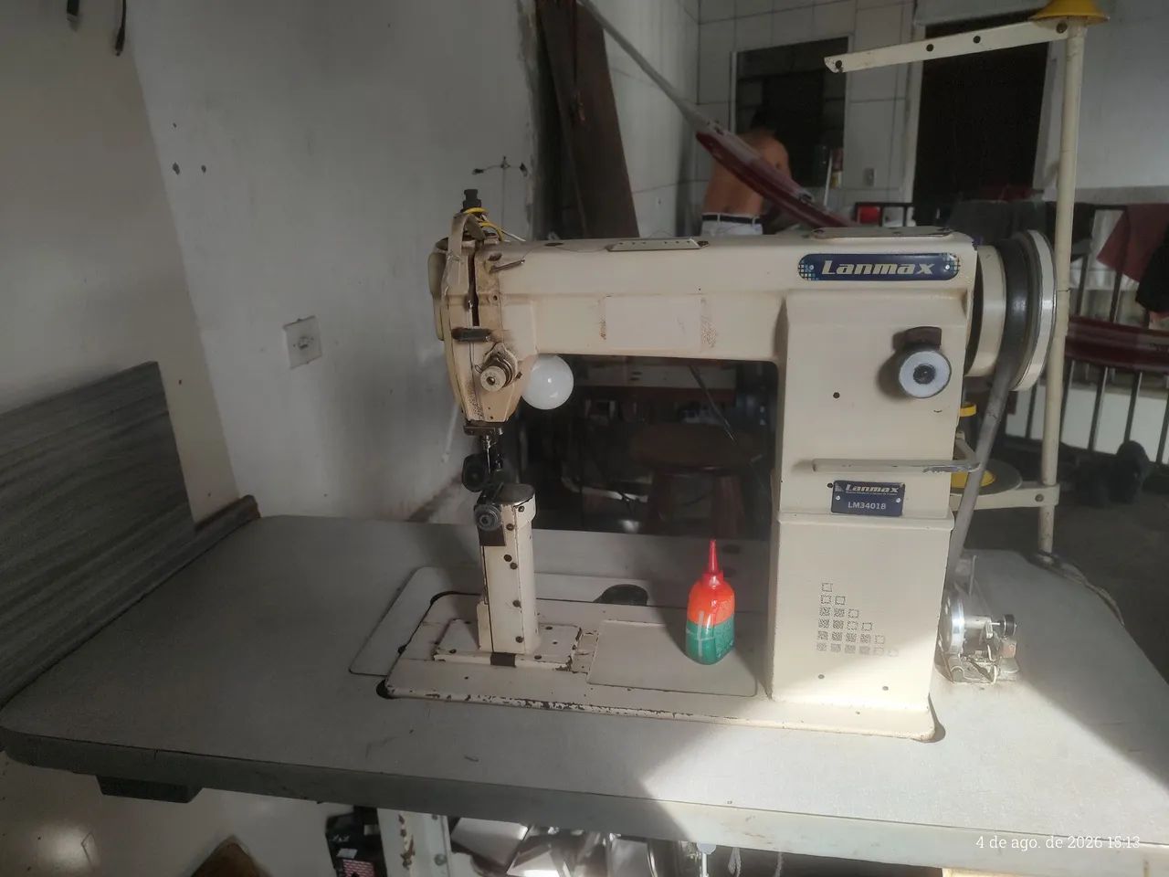 Máquina de costura de coluna lanmax  - Foto 2
