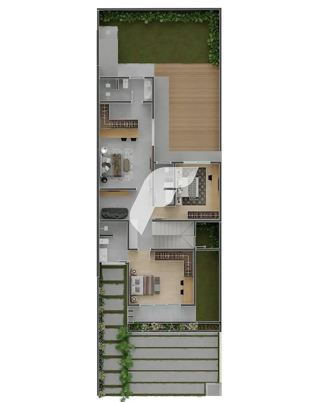 Casa geminada 2 suítes, 170m² - Loteamento Villa Pamplona - Foto 2