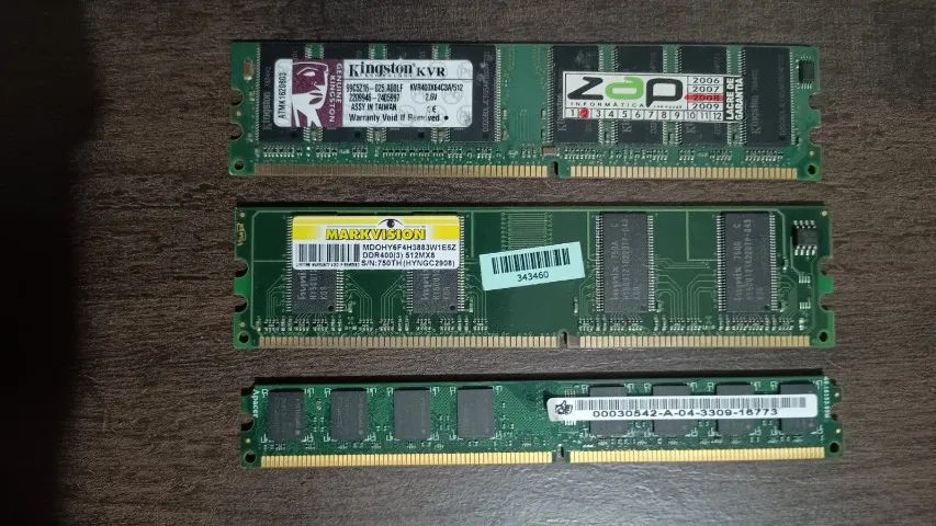Kit Memórias DDR1 e 2 com Processadores Celeron  - Foto 2
