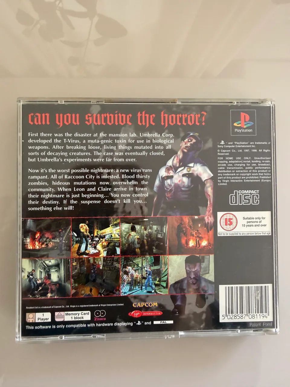 Resident Evil 2 PS1 EU  - Foto 5