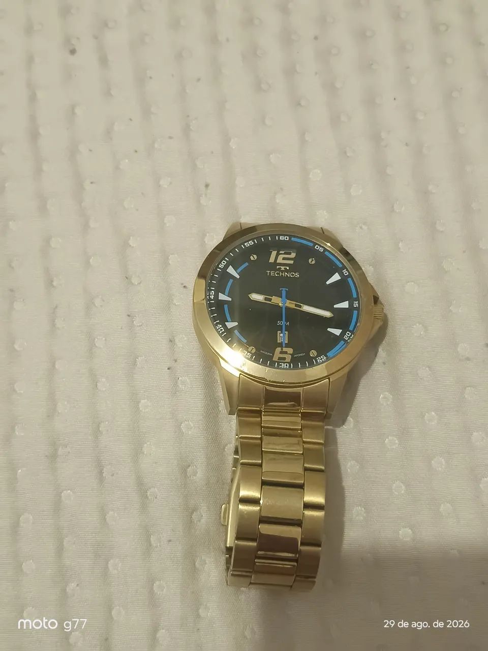 Vendo um relógio pulseira de aço, Marca: Techonos. - Foto 5