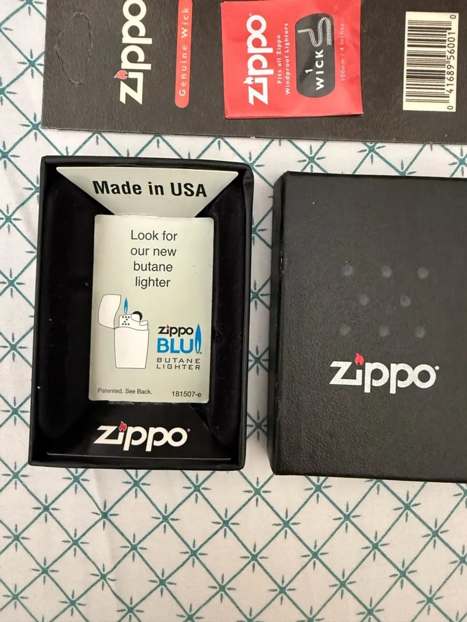 Isqueiro Zippo + pavio original - Foto 2