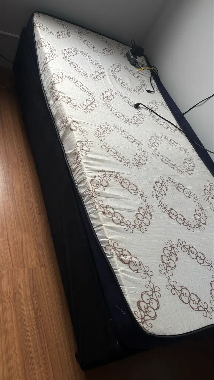 Cama solteiro box 