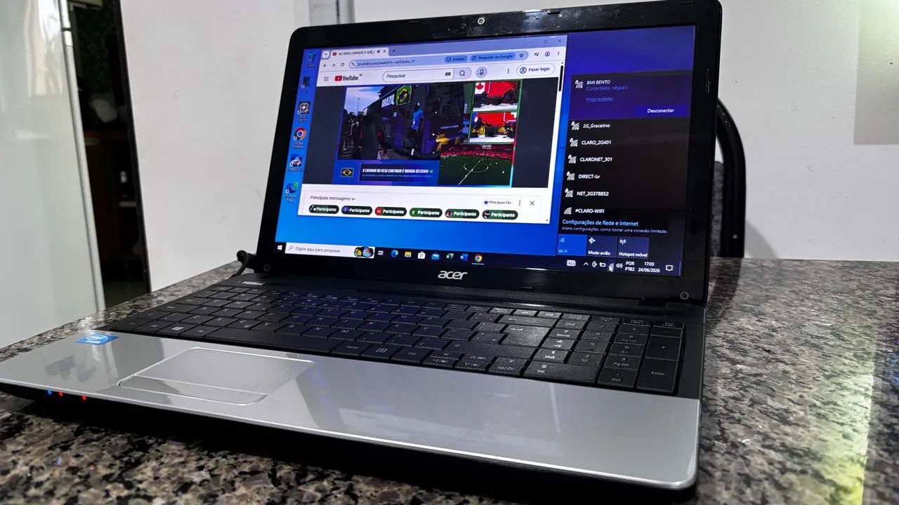 Notebook Acer 1.8 ghz ghz c ssd 256 gb c 8gb ram ( lind note ) - Foto 3