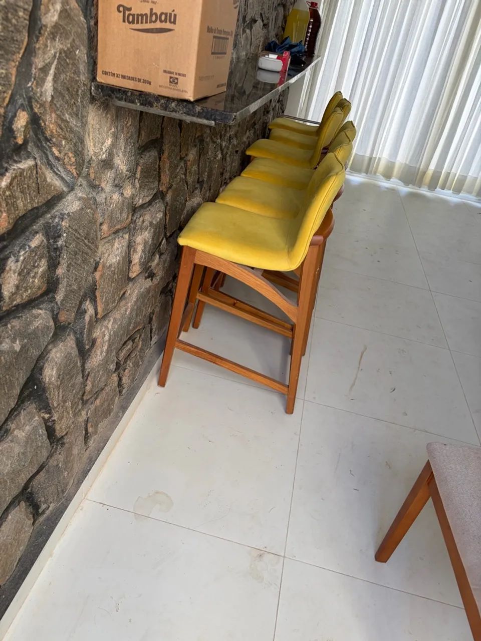 Conjunto de cadeiras altas para ilha  - Foto 2