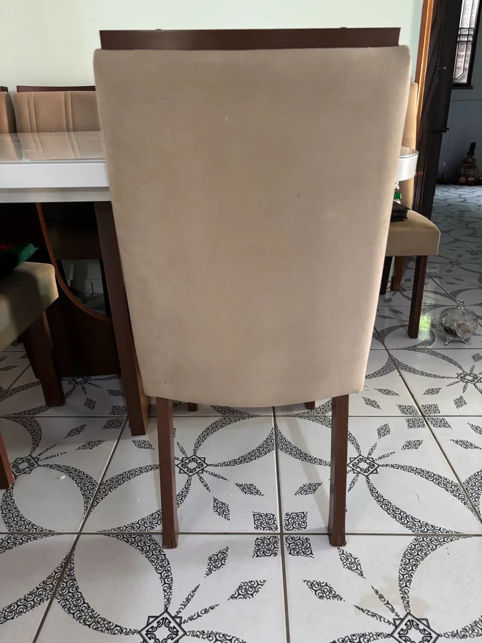 Jogo de mesa de jantar