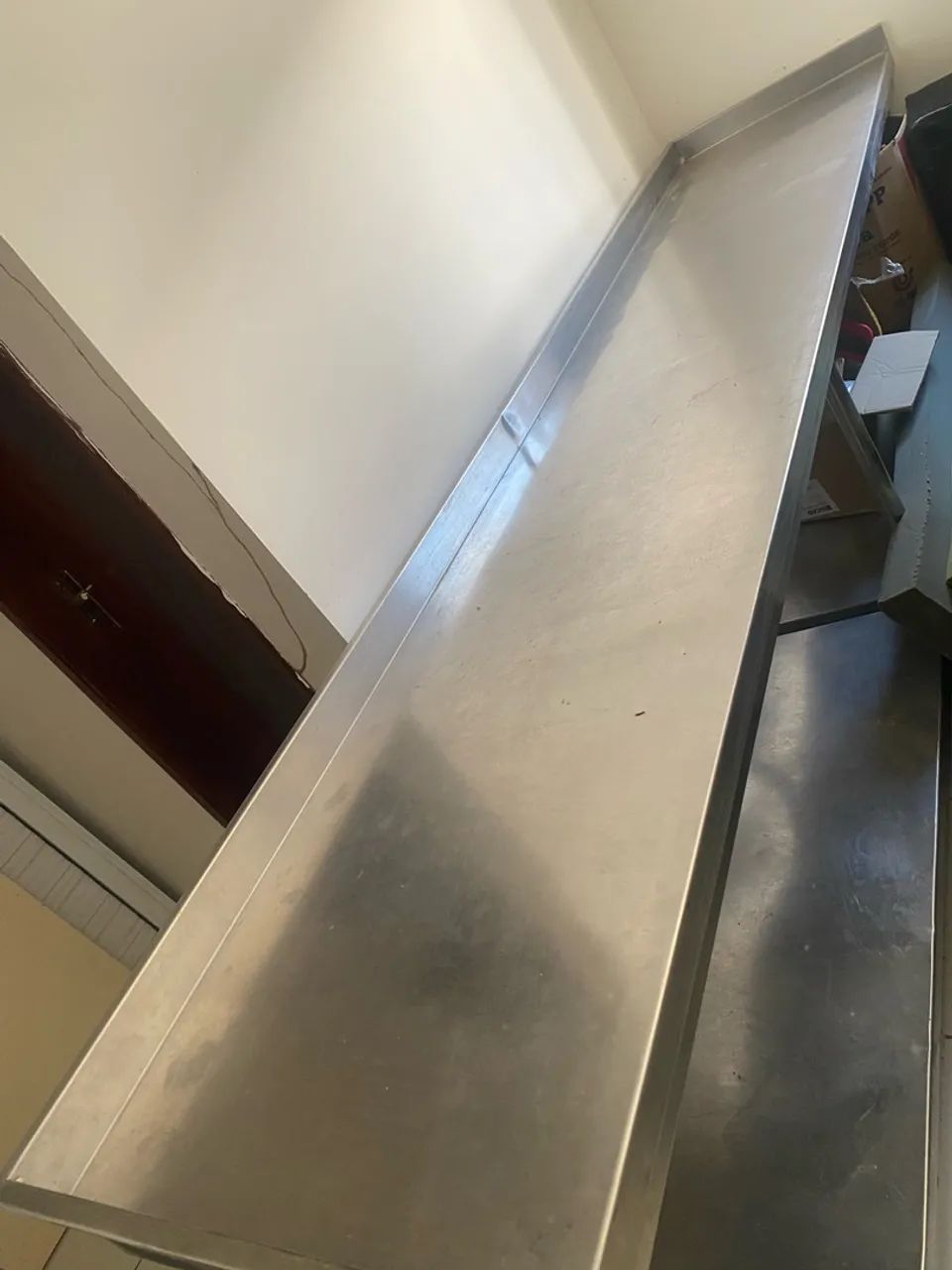 Mesa inox e plateleira - Foto 3