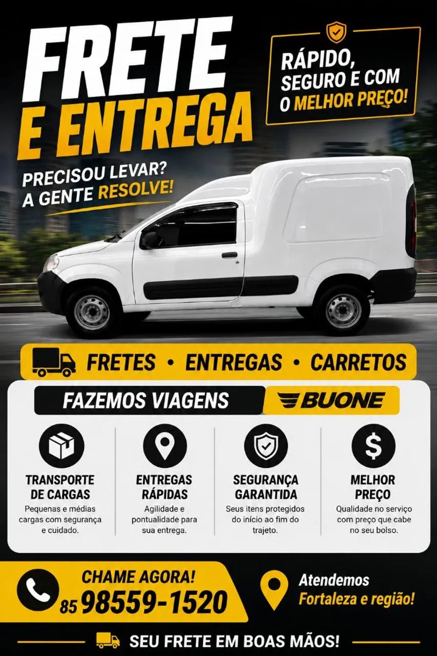 FRETE RÁPIDO E SEGURO 