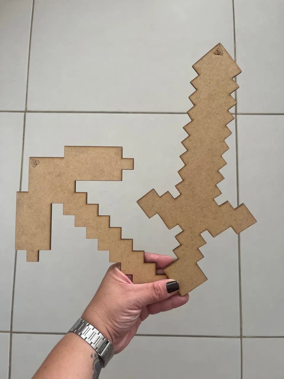 44 PEÇAS MDF MINECRAFT