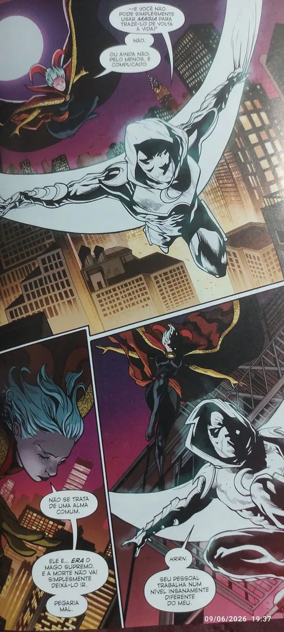 Doutor Estranho Eu pertenço a morte HQ da Marvel  - Foto 4