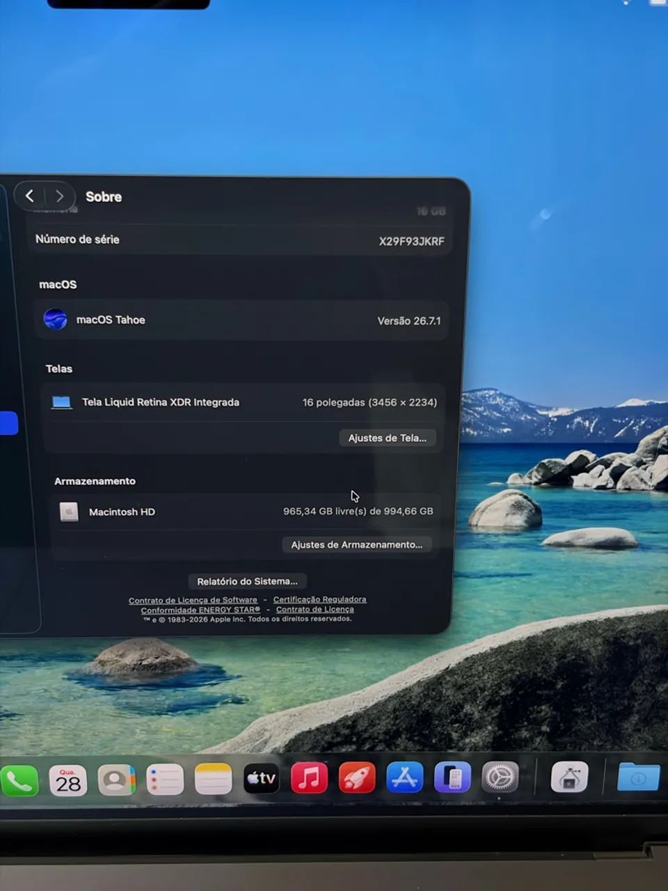 MacBook Pro M1 Pro 16 polegadas 16gb RAM 1TB SSD 2021 - Foto 3