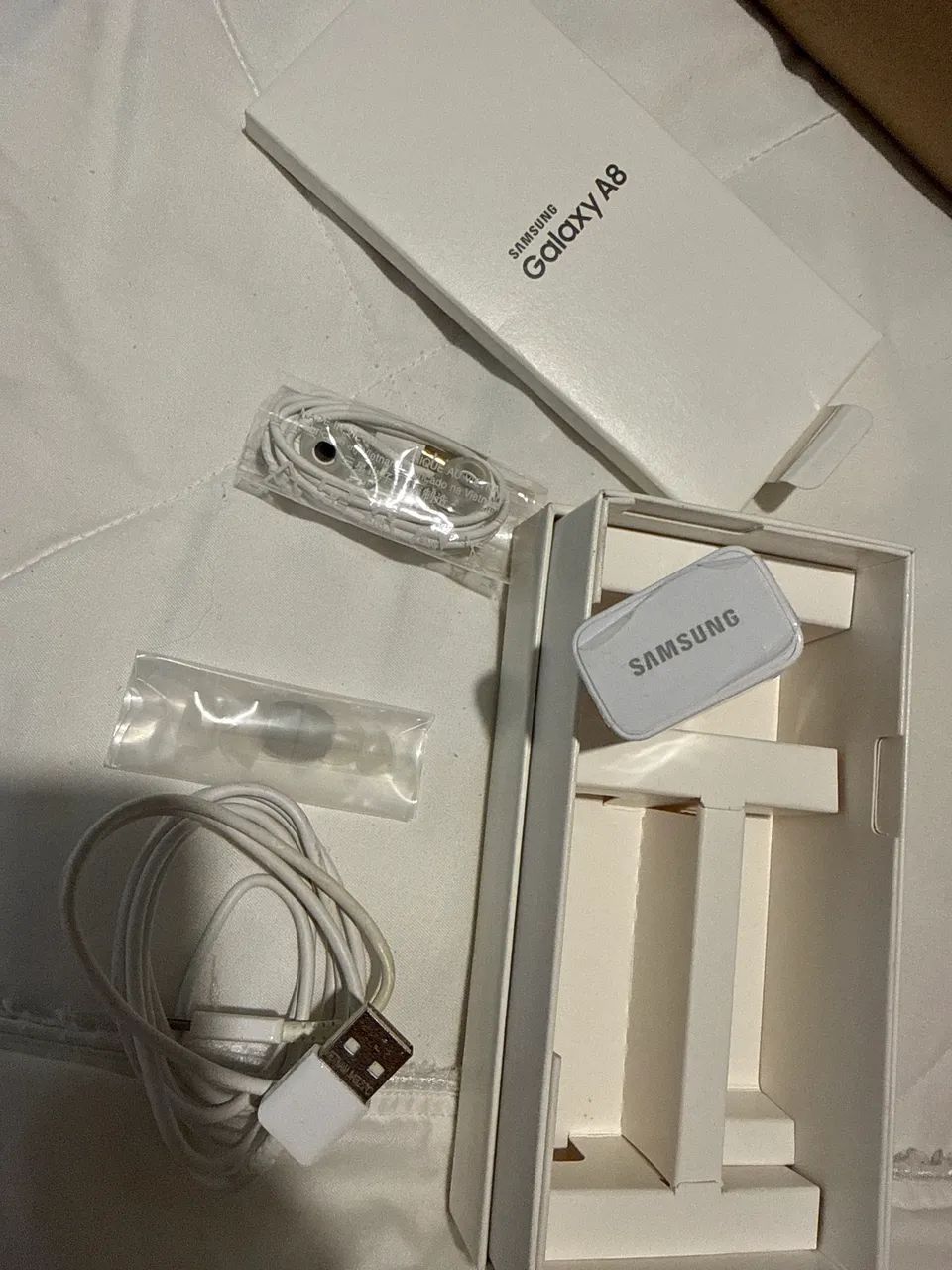 Fone e carregador original Galaxy A8  - Foto 4