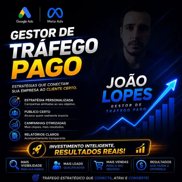 Gestor de Tráfego Pago (Google e Meta Ads)