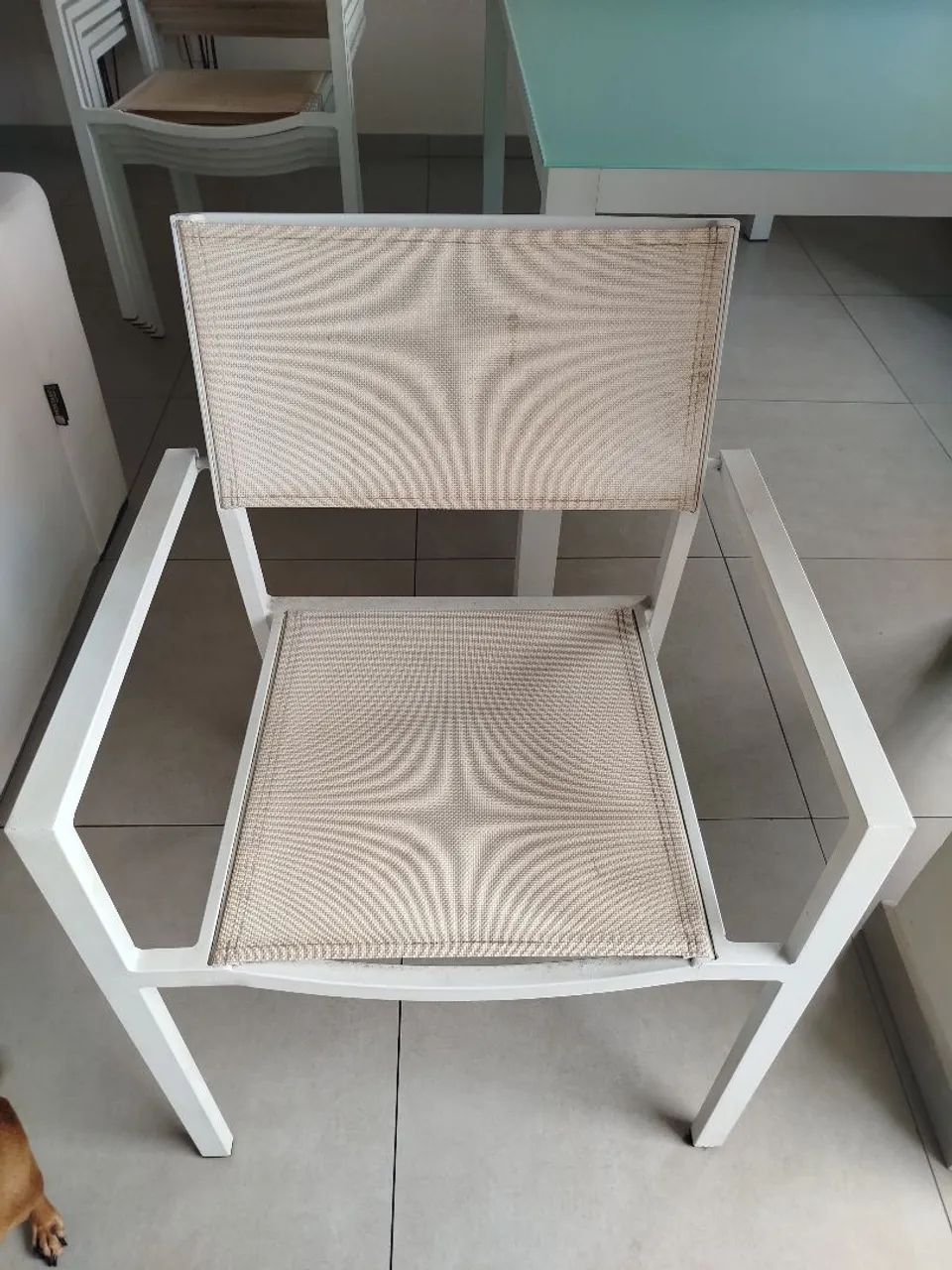 6 Cadeira 100% alumínio com Telado - Foto 5
