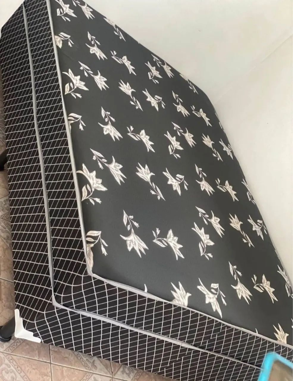 CAMA CASAL BOX CONJUGADA D33 20CM COM MOLAS ENSACADAS OU SEM FRETE GRÁTIS  - Foto 2