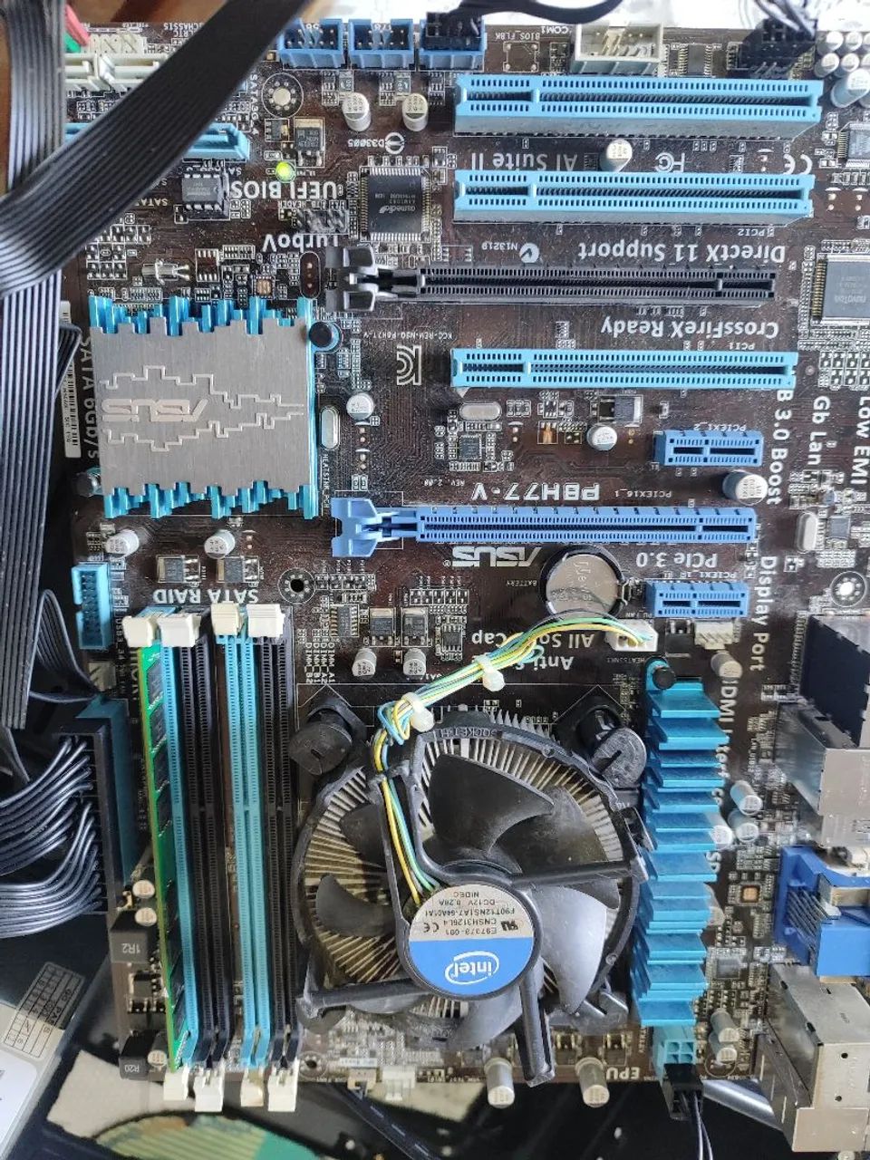 Placa mãe processador e cooler i5 3470 - Foto 2