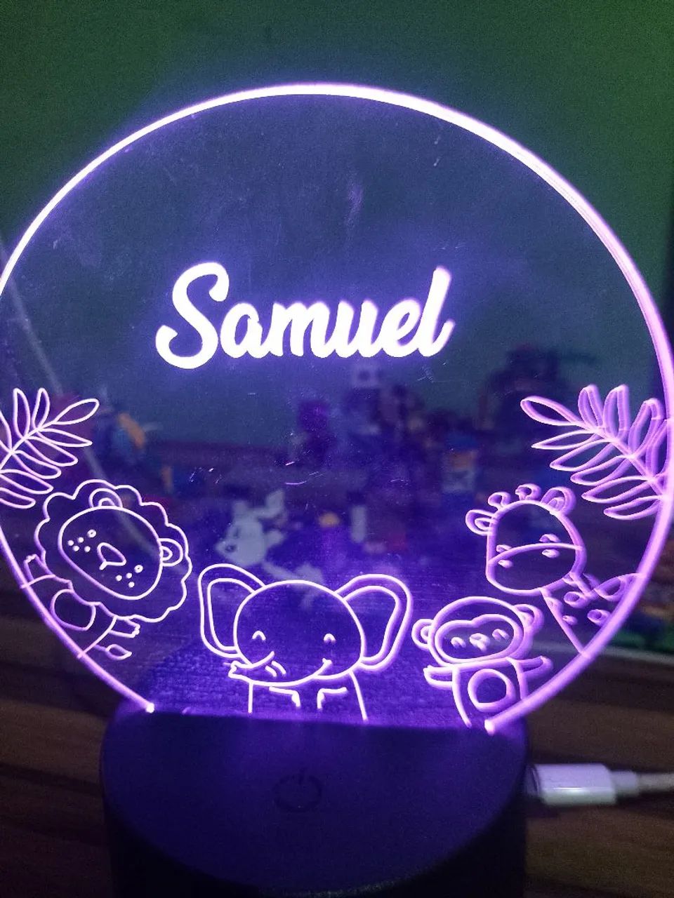 LED com nome Samuel várias cores - Foto 4