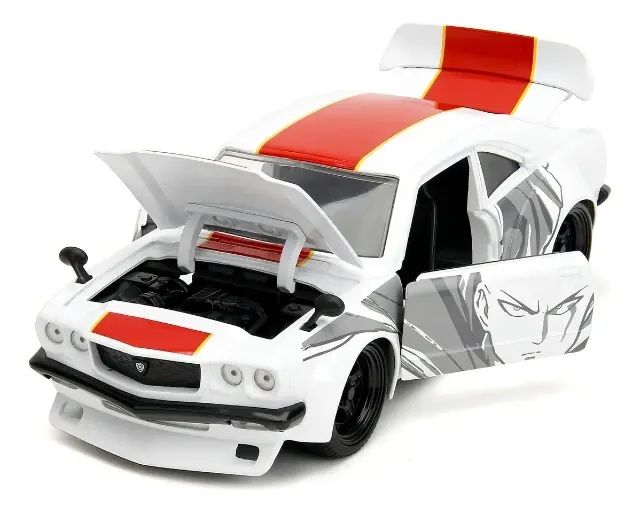 Saitama E 1974 Mazda Rx-3 - One Punch Man - 1/24 - Jada - Foto 2