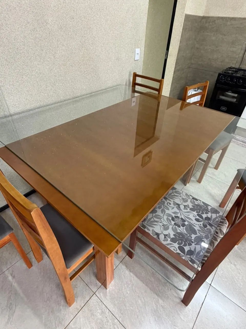 Tampo de vidro para mesa (sem base) - Foto 2