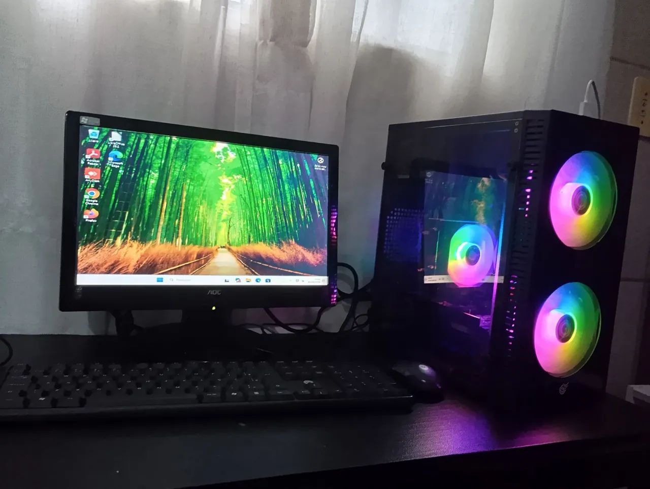 PC Gamer Completo Placa de vídeo NVidia + 12GB de RAM + SSD