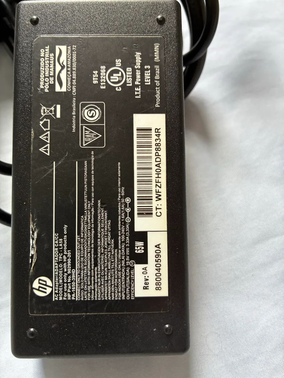Fonte notebook HP - Foto 2
