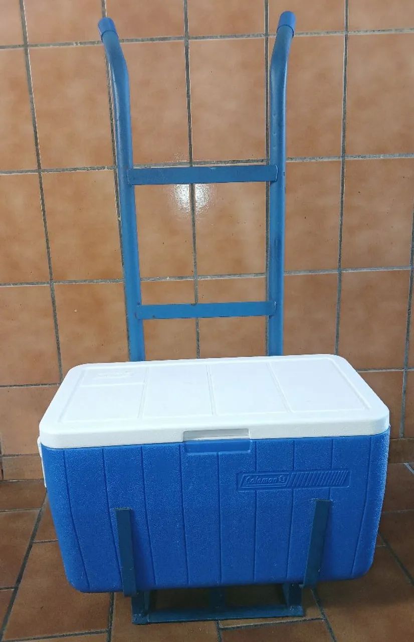 Caixa térmica com carrinho - Foto 3