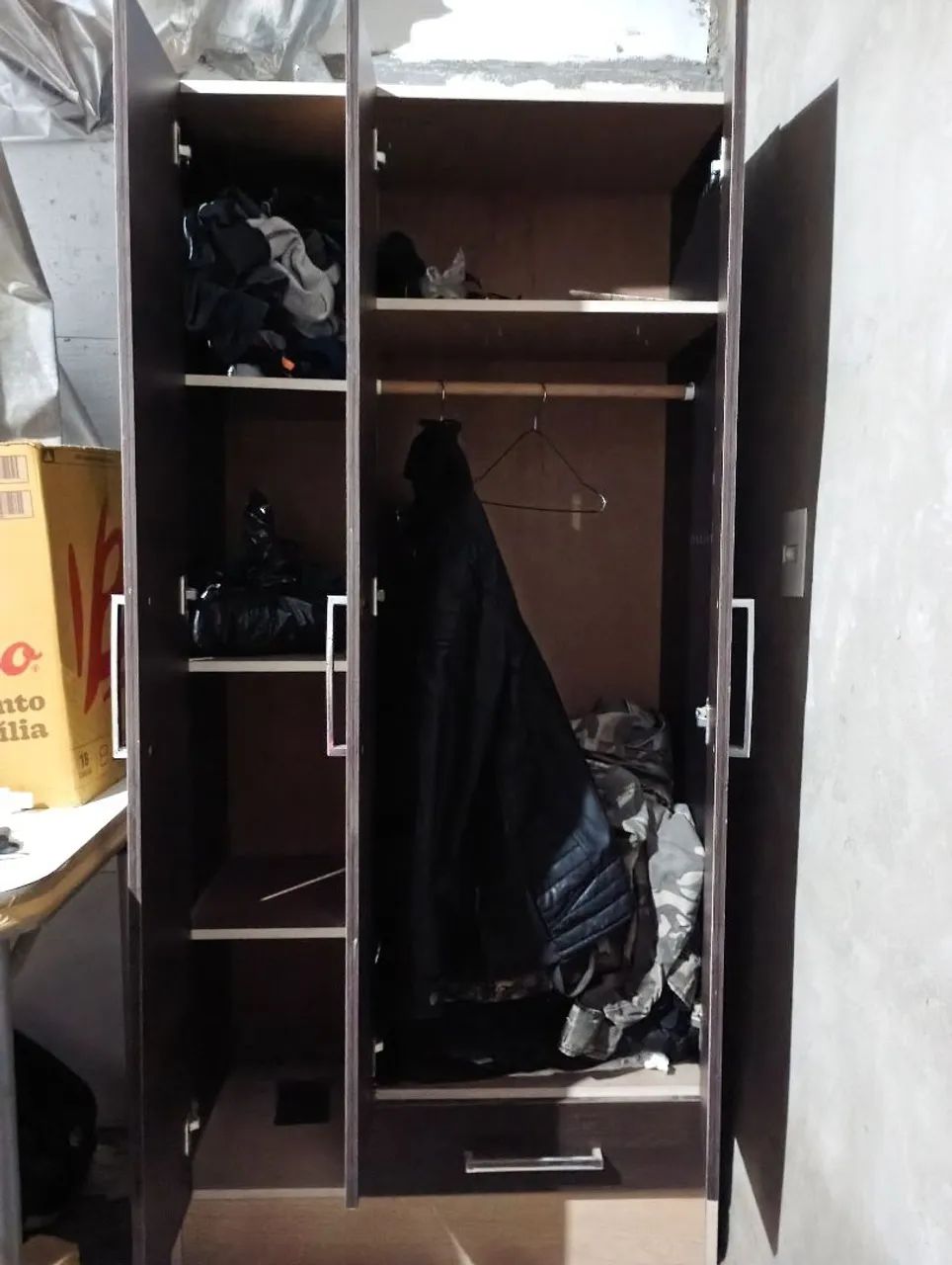 Cama box casal Ortobom D33, roupeiro e sapateira. - Foto 3