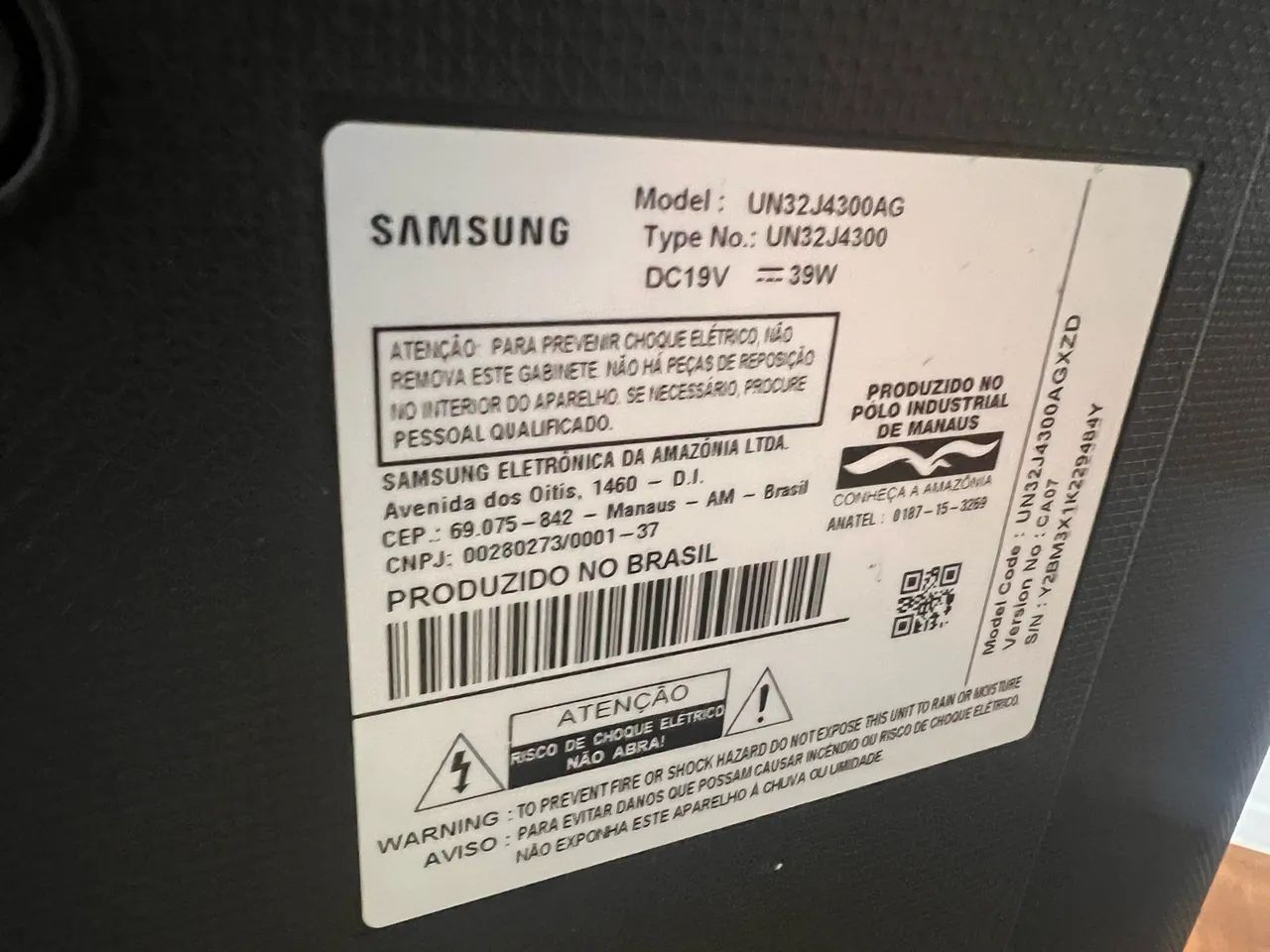 Televisor Samsung 35 polegadas precisa trocar tela apartas R$200,00 - Foto 3