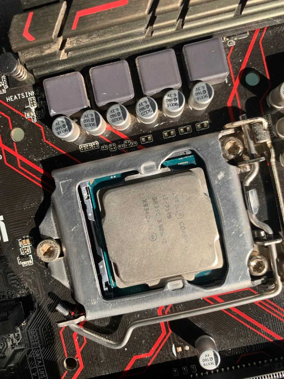 PLACA MAE ASUS B250M PRIME + PROCESSADOR I3 7100  SEMI NOVA  - Foto 4