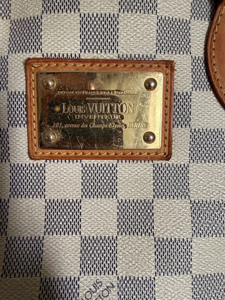 bolsa tote louis vuitton hampstead damier azur - Foto 2